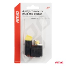 Connector set 4 PIN 2.2 mm