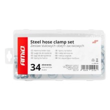 Set of clamps metal 34 pcs