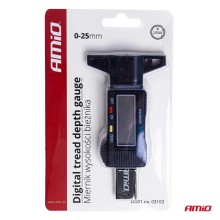 Tire depth gauge 0-25mm plastic