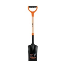 Trenching spade 19x53cm, wooden shaft and 2-component wide D-handle, 106cm Truper®