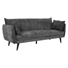 Sofa bed NOELLA 3-seater, dark grey
