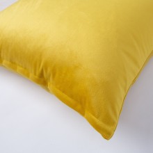 Pillow VELVET 2, 45x45cm, yellow