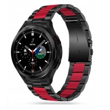 Tech-Protect watch strap Stainless Samsung Galaxy Watch4 40/42/44/46mm, black/red
