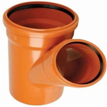 PVC Tee Dn 160/160 45° Wavin