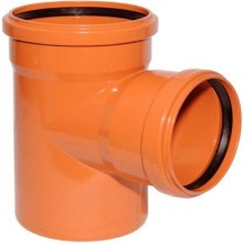 PVC Tee Dn 160/160 87,5° Wavin