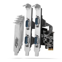 NET CARD PCIE 250KBPS 4PORT/SP&LP PCEA-S4N AXAGON