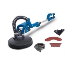 Shank sander DS930, disc and triangular sanding head, Scheppach
