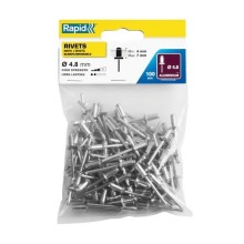 Rivet aluminum Al 4.8x10mm 100pcs, Rapid