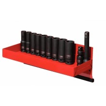 Impact chuck set 1/2´´, 12-22mm, 13-piece, long, KS Tools