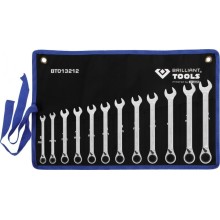 Leaf loop jig set 8-19mm, with switch, 12 parts, Brilliant Tools