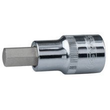6-point chuck 1/2" CHROMEplus, hang tag 6mm, KS Tools