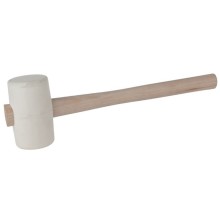 Rubber hammer white 735g, KS Tools