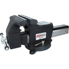 Vises on a 200mm swivel stand, KS Tools