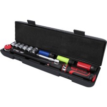 Torque wrench set ERGOTORQUE, 1/2´´, with chucks, 20-200N, KS Tools