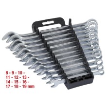 Open end wrench set 8-19mm 12 parts, KS Tools