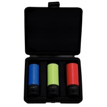 1/2" Aluminum Rim Impact Chuck Set, 3 Piece, KS Tools