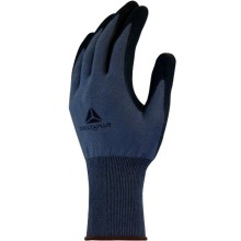 Gloves, cut resistance level D, nitrile coated palm, gray 10, Delta Plus