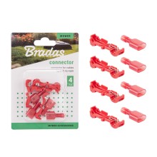 Connector for cables with maximum diameter 2,7mm RED