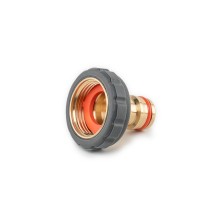 BRASS SOFT Tap adapter with female thread 3/4", brass
