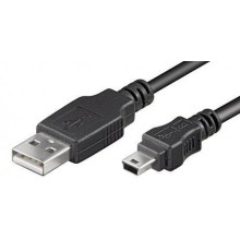 Logilink, USB-A на mini-USB, USB MINI-B 5-контактный 180 Cert 1,8 м