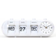 Platinet alarm clock January, white (43627)