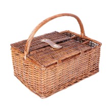 Picnic basket for 4 people, 46x33xH22/40cm