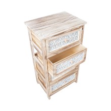 Chest of drawers KASEKE with 4-storage units 40x29x73cm, natural