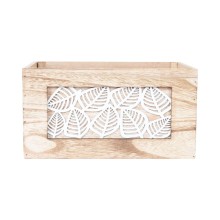 Wooden box KASEKE 31x21x16cm, natural