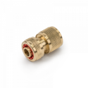 Quick connector without stop 1/2" - BRASS