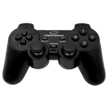 Game Remote Control, EG102 Gamepad PC USB Black, Esperanza