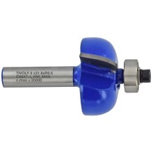 Cove cutter with ball bearing 32x9.5 mm, 8mm shank