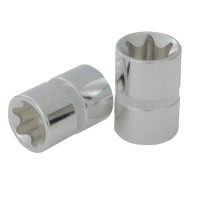 Torx chuck 1/2" CHROMEplus, on hanging tag E12, KS Tools