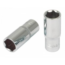 Шестигранный патрон 1/2" CHROME+, длинный 10 мм, KS Tools