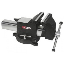 Vises on a 100mm swivel stand, KS Tools