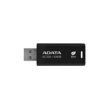 MEMORY DRIVE FLASH USB3.2 64GB/BLACK UC320-64G-RBK/BK ADATA