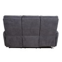 Sofa BOWERS 3-seater electric recliner, grey