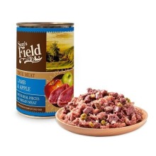 Sam's Field lamb & apple superpremium complete dog food 400g