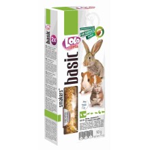 LoLo Pets Smakers candy sticks for rodents and rabbits with honey 2 pcs 90g