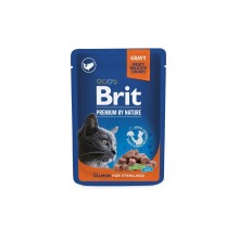 Brit Premium Salmon wet cat food 100g