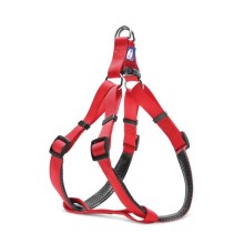 Record red nylon braces for dogs S