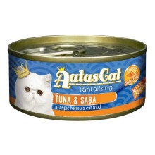 Aatas Cat Tantalizing Tuna & Saba canned food for cats 80g