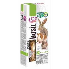 LoLo Pets treat sticks for rodents with yogurt and dandelions 2 pcs 90g