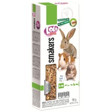 LoLo Pets Smakers treat sticks for rodents and rabbits with nuts 2 pcs 90g