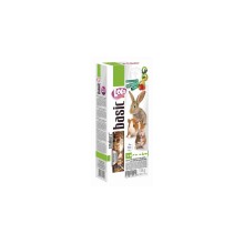 LoLo Pets Smakers 3in1 treat sticks for rodents with vegetables, fruits and locust beans 3 pcs 135g