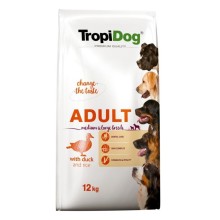 TropiDog Premium Duck with Rice dog food 12kg