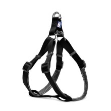 Record black harness for dogs M
