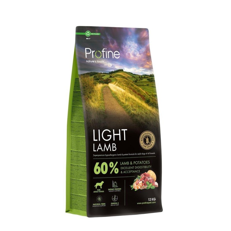 Profine Light Lamb Potatoes dog food 12 kg