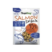 TropiDog Salmon Snack dog treat 70g