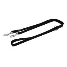 Freedog black nylon training belt for dogs 2x200cm