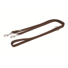 Freedog brown nylon training belt for dogs 2x200cm